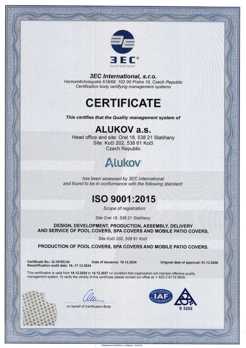 Certifikat ISO 9001