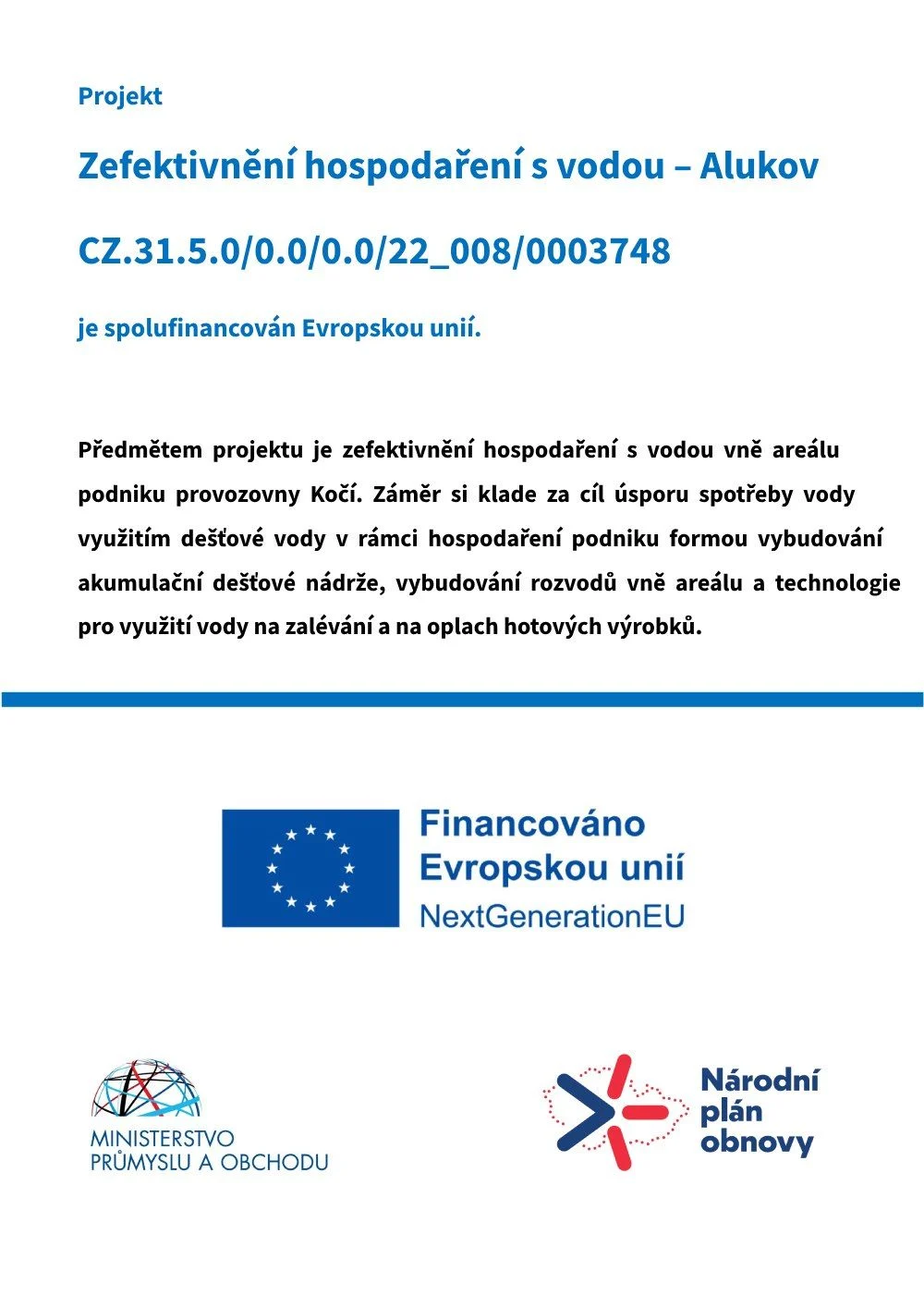 Optimering av vattenförvaltning vid Alukov